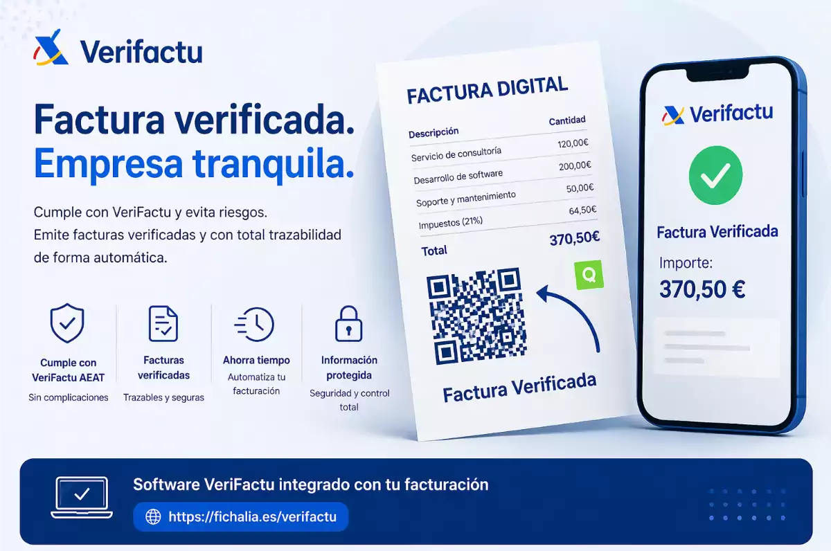 factura verificada con Verifactu