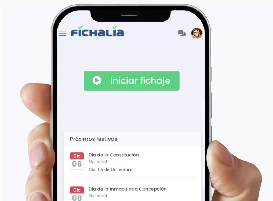 Registro horario para empleados de tienda