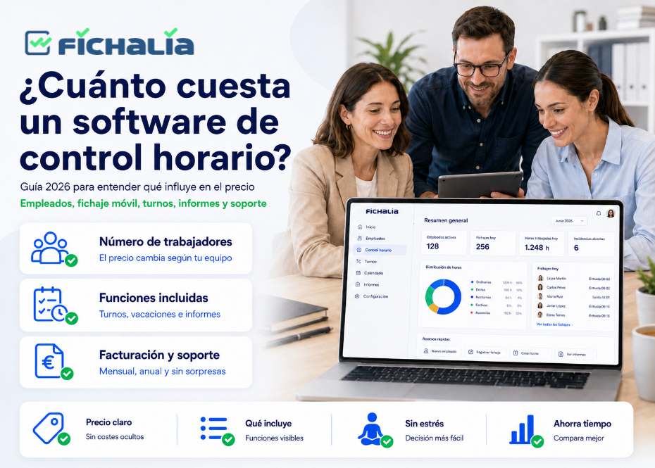 ¿Cuánto cuesta un software de control horario en 2026?